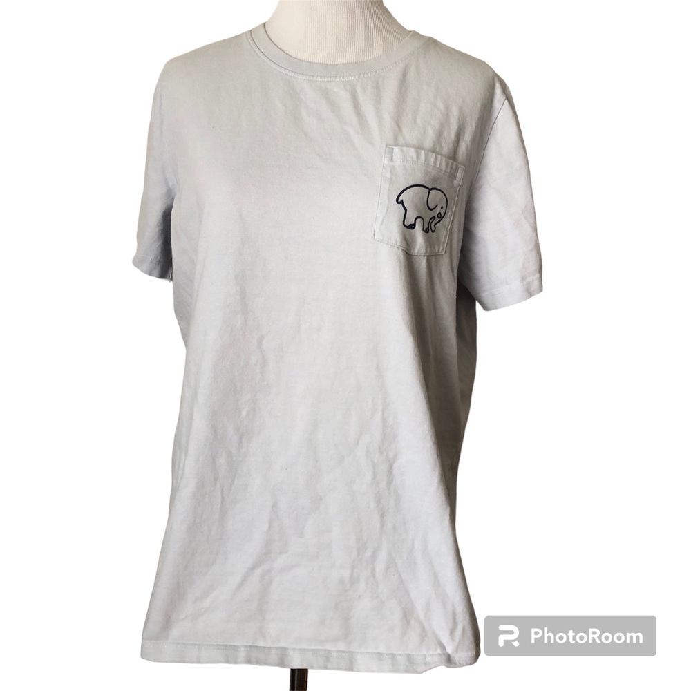 Ivory Ella Blueish Grey Short Sleeve Short Size Large